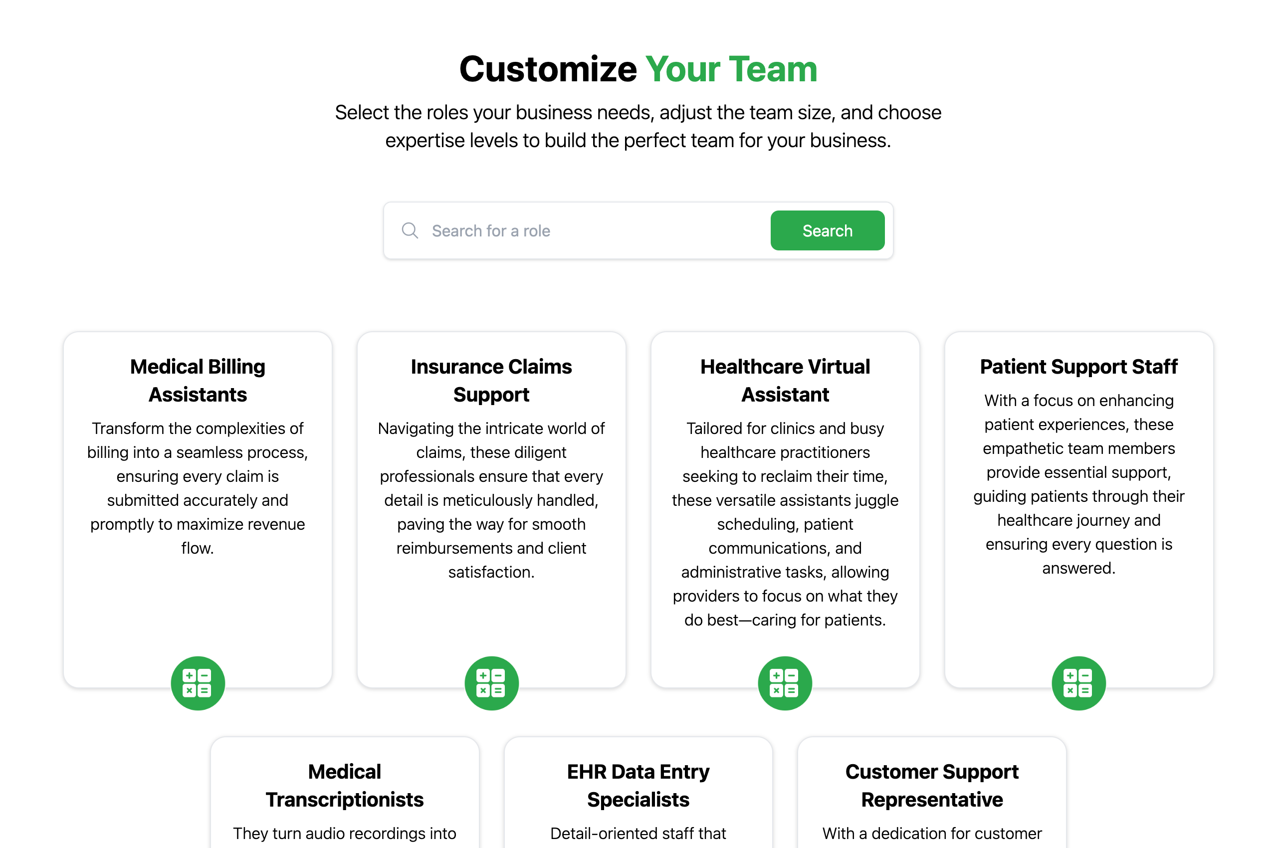 Back Office Philippines Team Builder